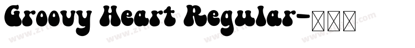 Groovy Heart Regular字体转换